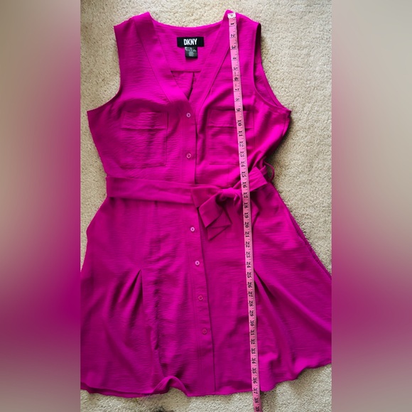 DKNY Sleeveless V-Neck Sundress - Picture 9 of 10